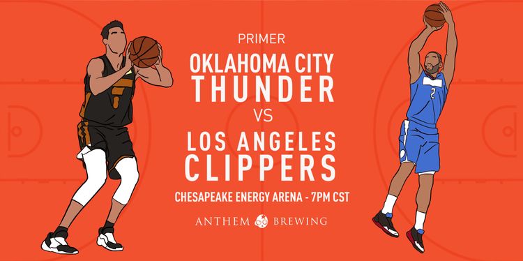 Game 61 Pregame Primer: Thunder (37-23) vs. Clippers (41-19)