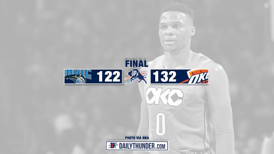 Thunder Come Alive in Second Half, Escape Magic 132-122