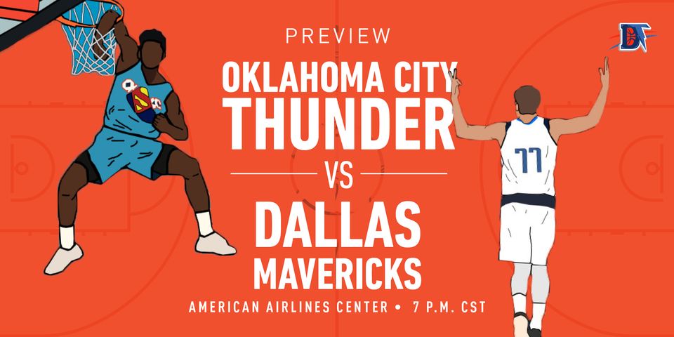 Game 33 Live Thread: Thunder (17-15) vs. Mavericks (21-11)