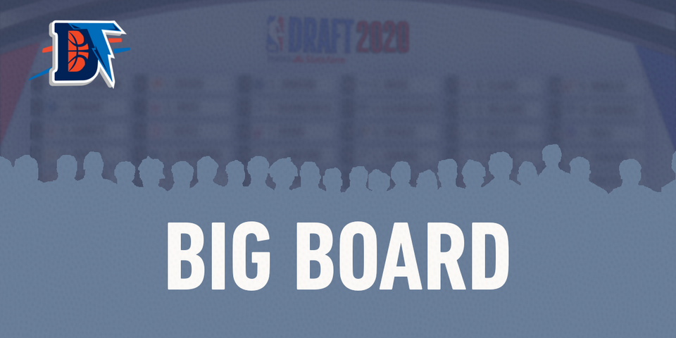 2020 NBA Draft Big Board